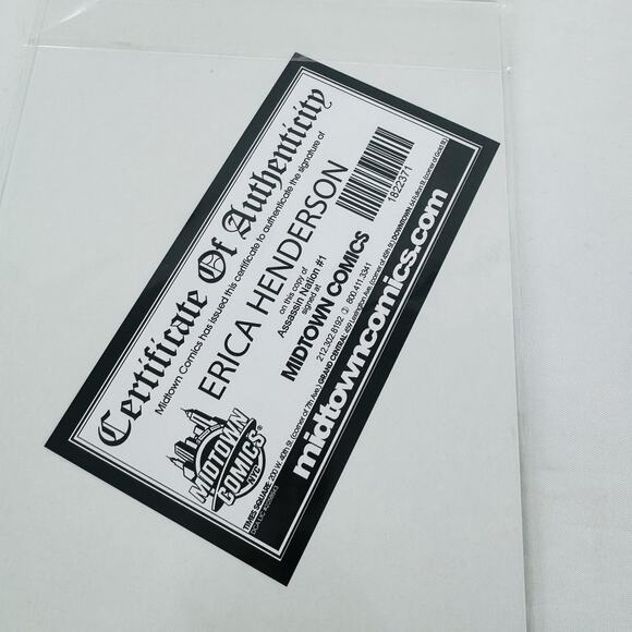 Assassin Nation #1 Image Comics 2019 Signed By Erica Henderson With COA - Picture 3 of 3